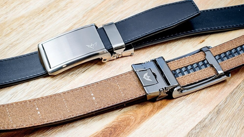 Cinturones SlideBelt de cuero para hombre | $45 | Amazon